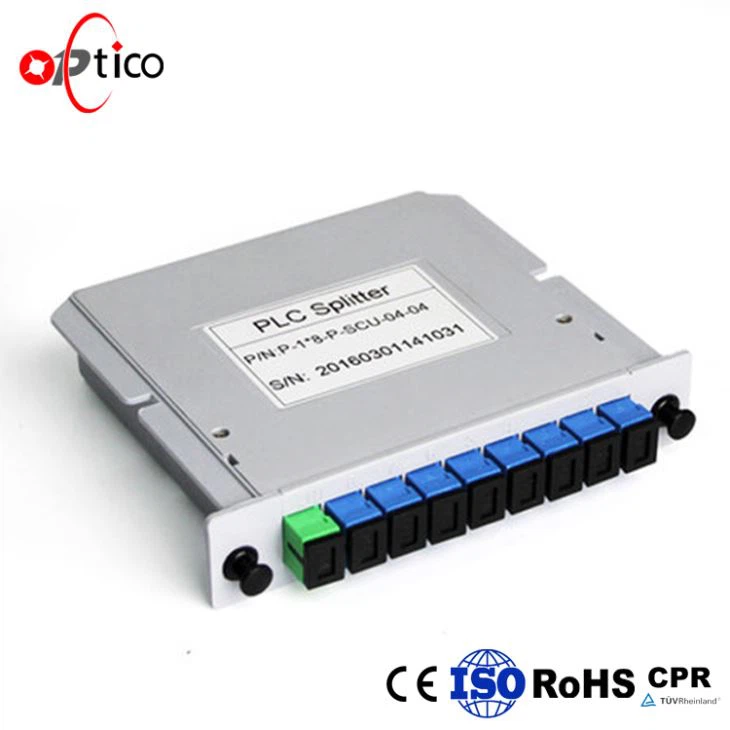 Kuituoptinen PLC -jakaja