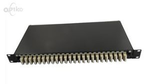 1U Fiber Patch Panel 24 LC Quad