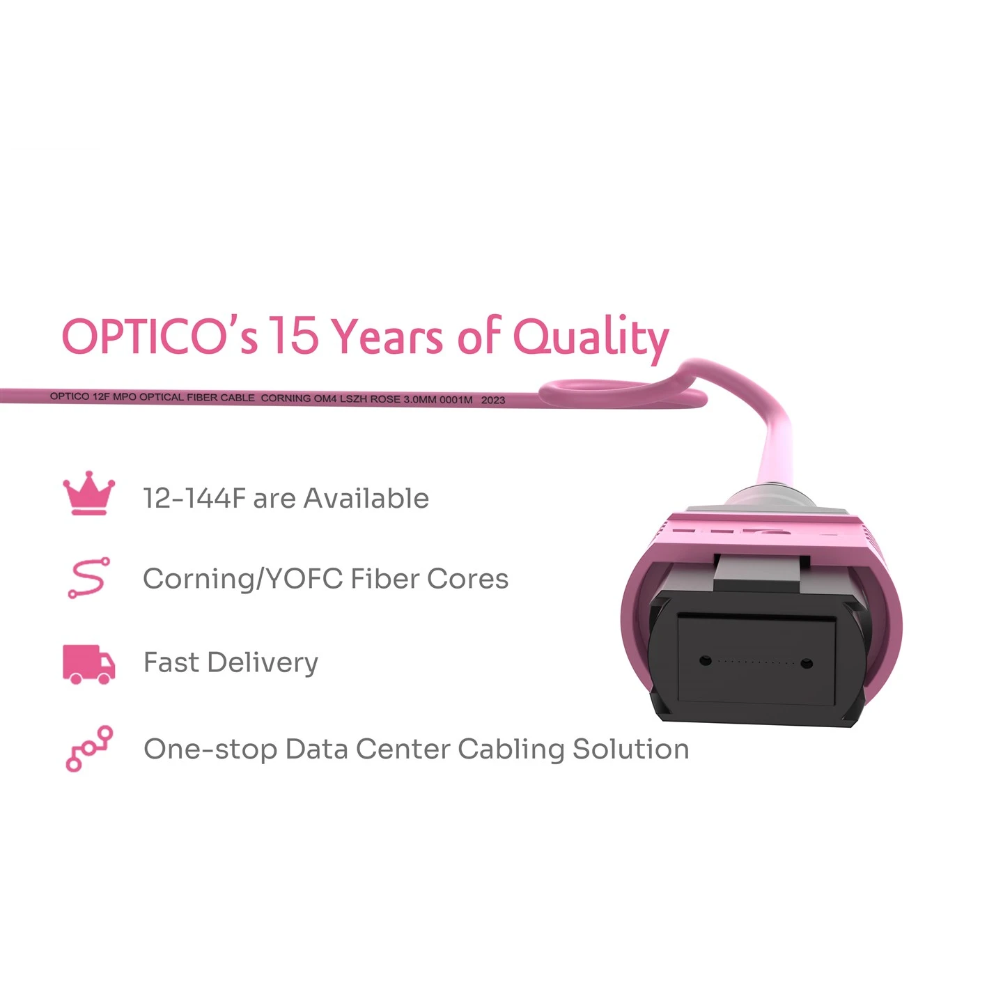 MTP Patch Cord OM4 12 Cores MTP Patch Cord OM4 12 Cores