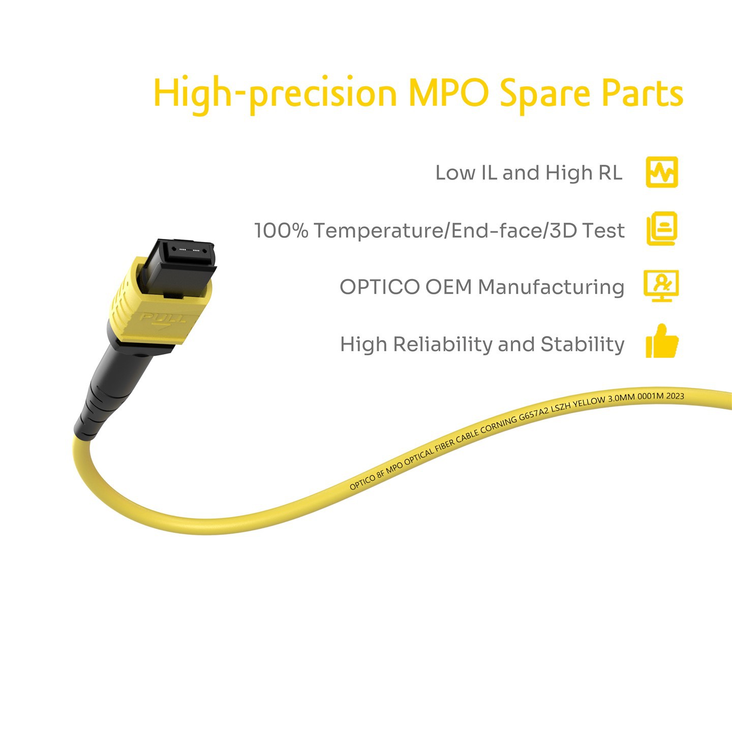 8F MTP MPO To FC Fan-out Cable OS2 UPC 8F MTP MPO To FC Fan-out Cable OS2 UPC