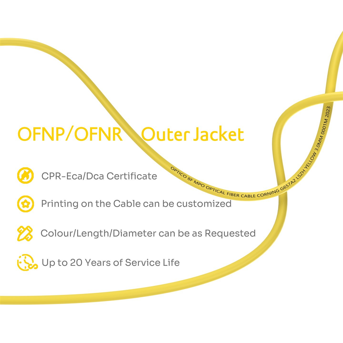 8F MTP MPO To FC Fan-out Cable OS2 UPC 8F MTP MPO To FC Fan-out Cable OS2 UPC