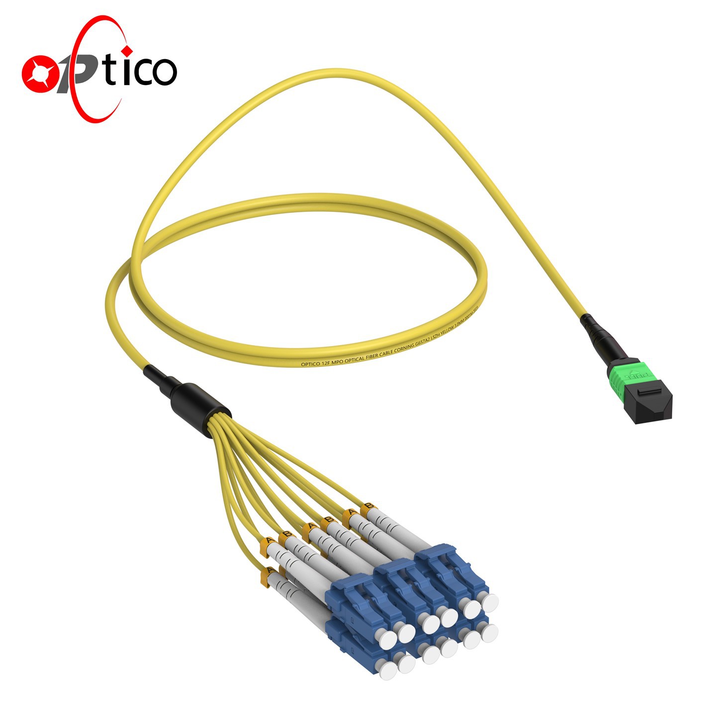 MTP MPO-LC Duplex SM -johtokaapeli